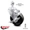 Service Caster 4 Inch Phenolic Wheel Swivel 12mm Threaded Stem Caster with Brake SCC SCC-TS20S414-PHS-TLB-M1215 - alternate 3